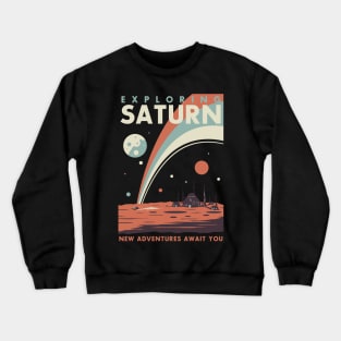 Exploring Saturn Crewneck Sweatshirt